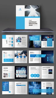 藍(lán)色數(shù)據(jù)分析企業(yè)畫(huà)冊(cè) 工業(yè)互聯(lián)網(wǎng)數(shù)據(jù)服務(wù)的視覺(jué)傳達(dá)